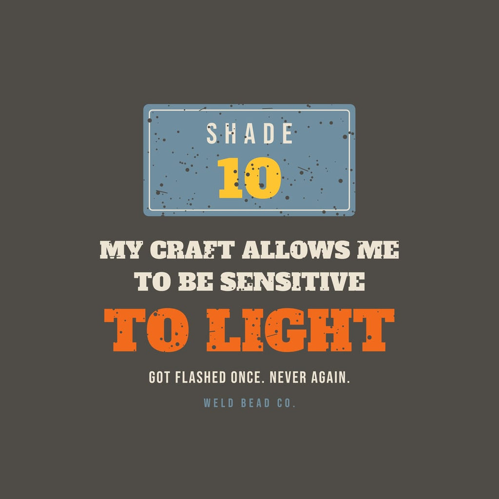 Close-up of the My Craft Allows Me to Be Sensitive to Light print showing bone, arc orange and steel blue ink detail