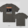 Pepper tee shown front and back: front has an arcade claw machine labeled Pick & Place with a claw over a pile of small robots; back has a small claw icon at the neck.