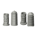 Render of the Lowcountry Lighthouse Money Maze: maze core and lighthouse sleeve