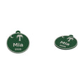 Render of the personalized Lowcountry name ornament with palmetto, crescent, name and 2026