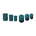 Render of the Tide Box: three nested screw-top canisters with wave grip