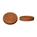 Render of the Tide Rings spinner coin with spinning rings and knurled edge